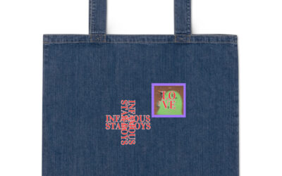 ISB Organic denim tote bag